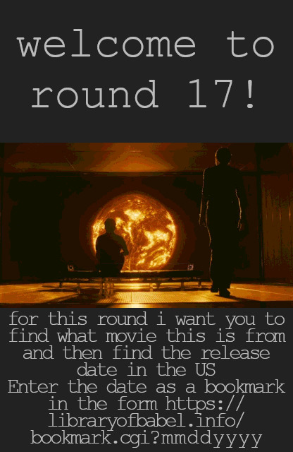 welcome to round 17!