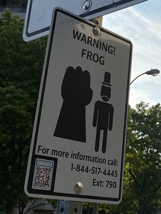 WARNING! FROG