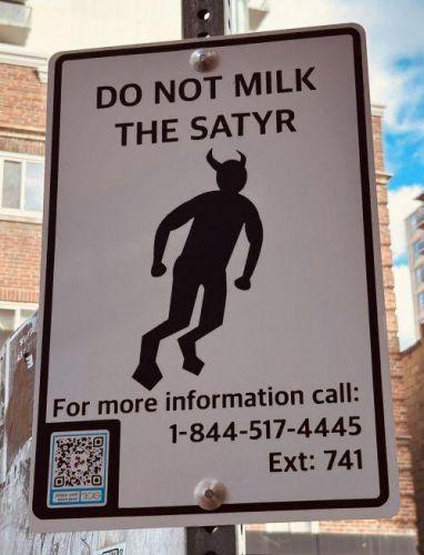 DO NOT MILK THE SATYR